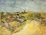 Vincent van Gogh Vegetable Gardens in Montmartre painting